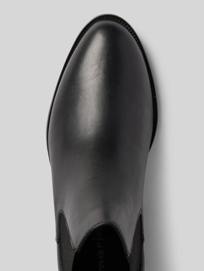 Peek & Cloppenburg TamarisChelsea Boots aus Leder mit Label-Prägung in black Vierteljährliche Förderung