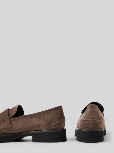 Peek & Cloppenburg HöglTassel-Loafer in Leder-Optik in dunkelgrau Bis zu 55% Rabatt