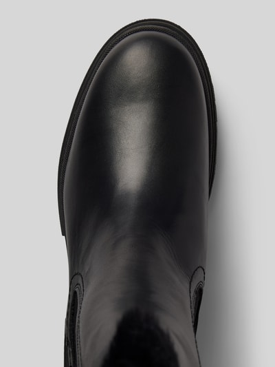 Peek & Cloppenburg TamarisChelsea Boots mit Kunstfellbesatz in black Kostenloser Versand international