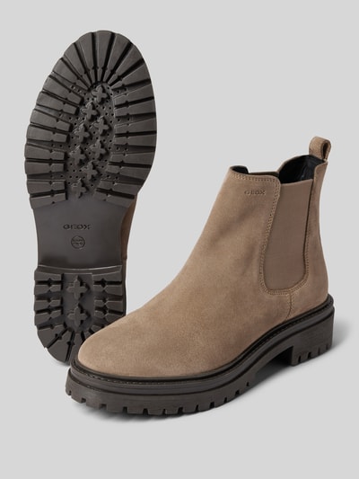 Peek & Cloppenburg GeoxChelsea Boots mit elastischen Einsätzen Modell 'IRIDEA' in taupe Fabrikladen