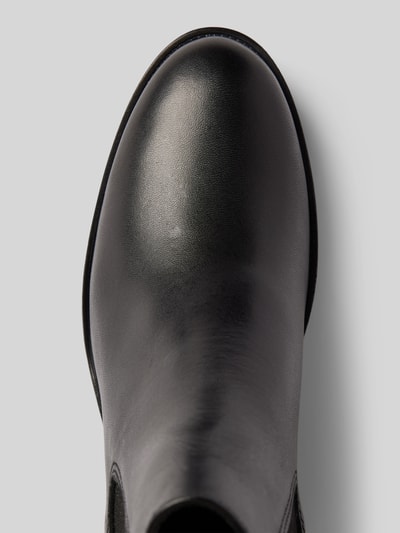 Peek & Cloppenburg TamarisAnkle Boots aus Leder mit Blockabsatz in black Begrenzt auf 3 Tage